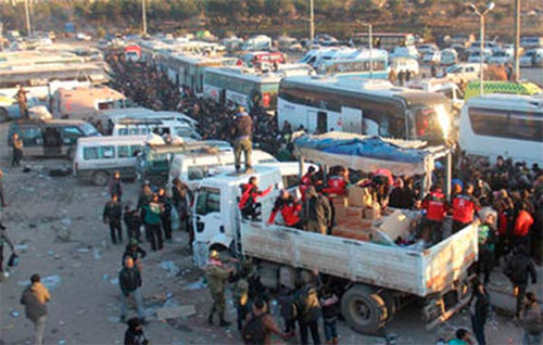 Madaya y Zabadani se unen al plan de evacuaciones en Siria